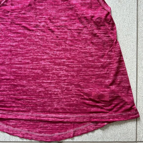 NWT Free People Brisbane Lightweight Racerback Mock Neck Tank Top Fuchsia XS - Picture 7 of 16